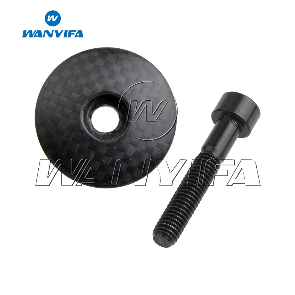 Титановый болт anyifa M6x35mm + 1 1/8 дюйма 3K углеродное волокно глянцевый/матовый