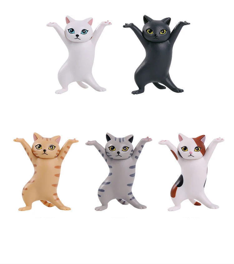 

Net celebrity Coffin Dance Benjamin Aido style. Enchanting cute funny cat penholder dolls Figurine ornaments.