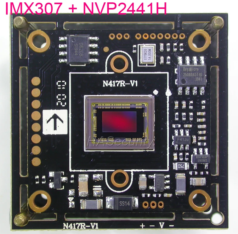 AHD H (1080P) / CVBS(D1) 1/2.8 &quotSTARVIS IMX307 CMOS сенсор + NVP2441 CCTV модуль камеры PCB плата