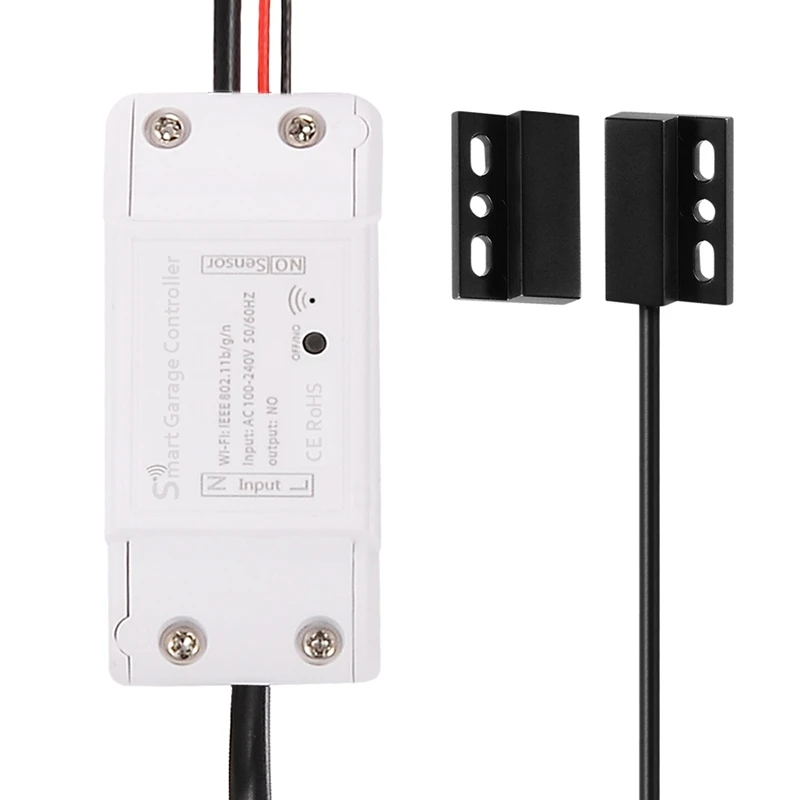 USB DC5V WiFi Smart Garage Door Controller APP Vioce Control Switch Work with Alexa Google Home and IFTT Life Tuya | Обустройство