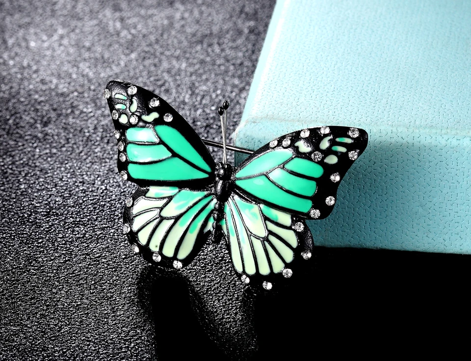 Роскошные брендовые оранжевые бриллиантовые булавки для женщин подарки