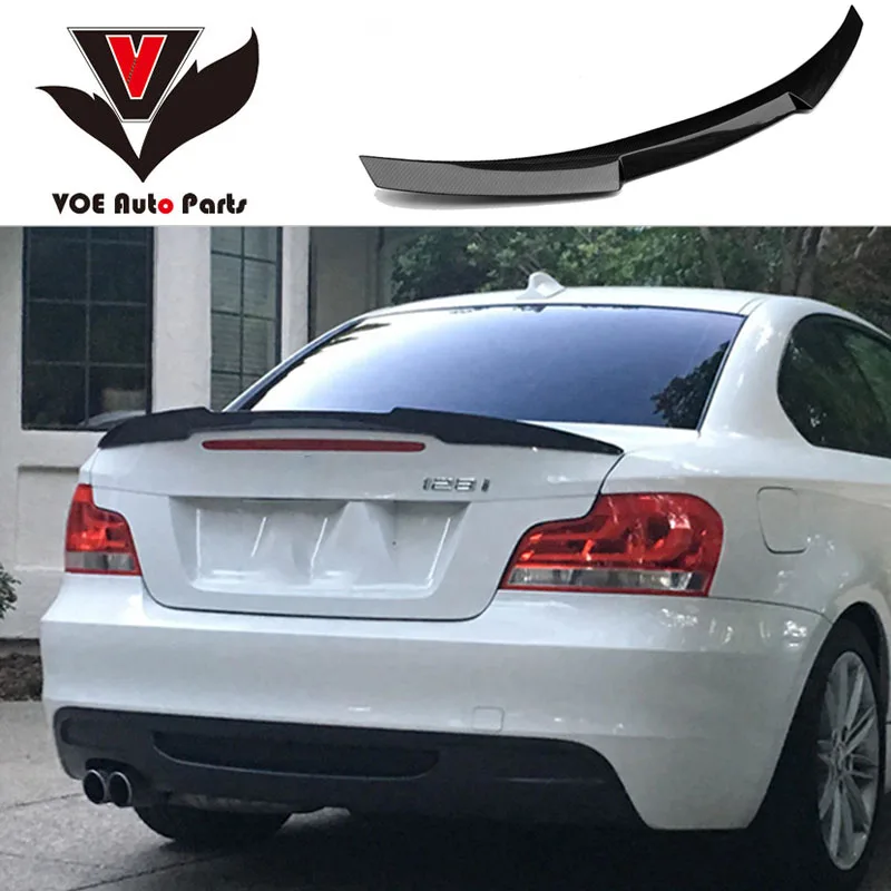 E82 эффективный стильный задний спойлер из углеродного волокна для BMW 1-Series |