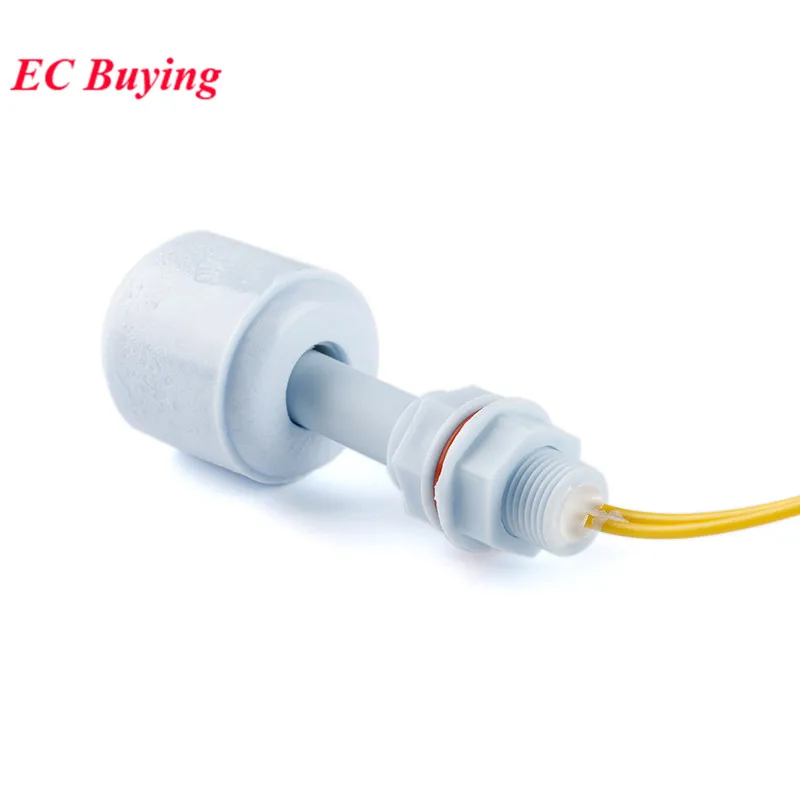 PP Floating Ball Switch Liquid Water Level Sensor Horizontal Float Switch Down