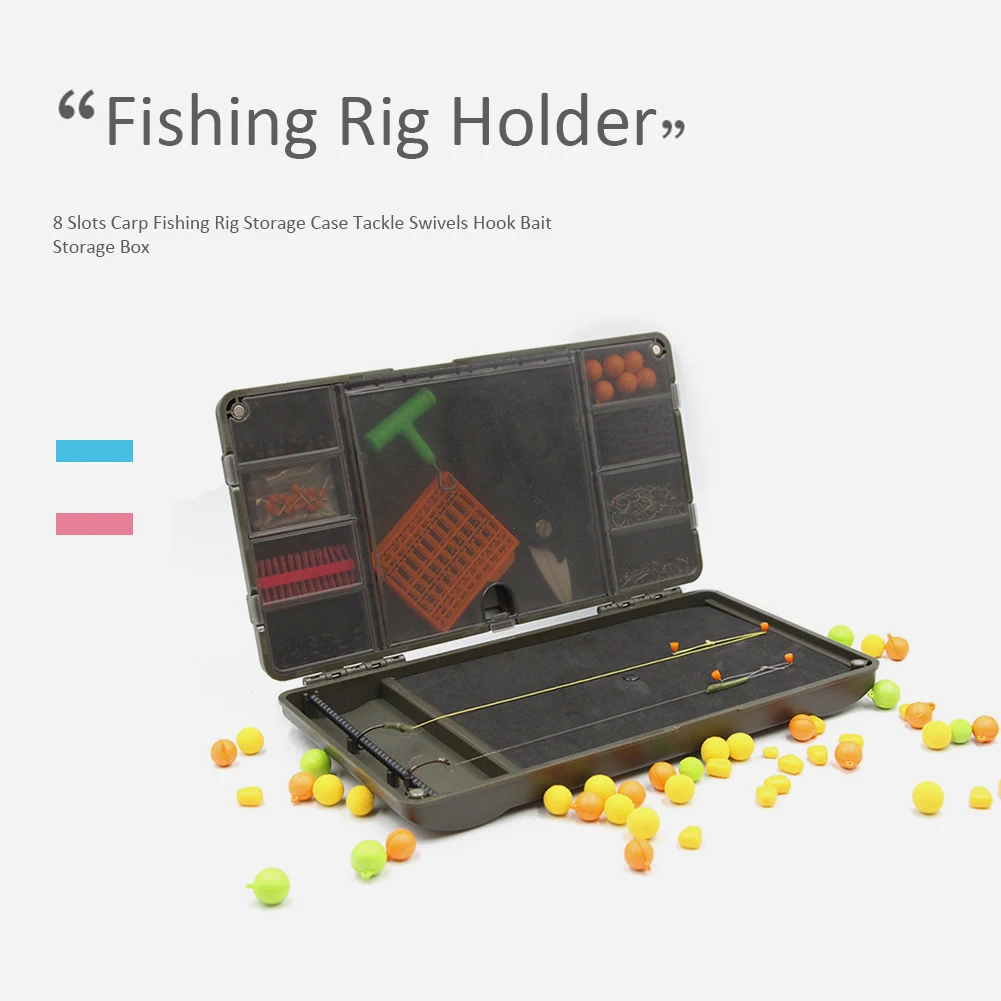 Коробка для рыболовных снастей и терминальная система ловли карпа стандартная