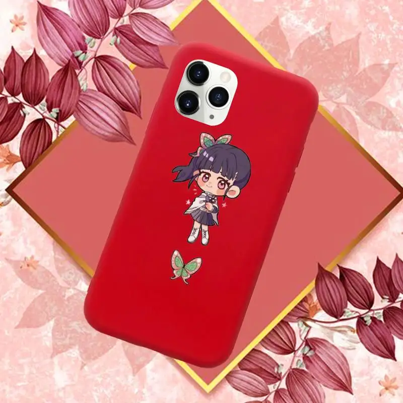 

Demon Slayer Kimetsu No Yaiba Phone Case Candy Color for iPhone 11 12 mini pro XS MAX 8 7 6 6S Plus X SE 2020 XR