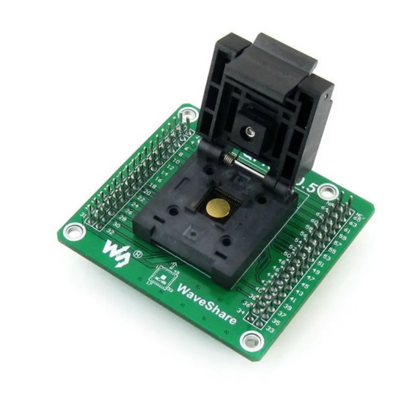 QFN-64BT-0.5-01 с печатной платой QFN64 MLF64 MLP64 Enplas IC Тесты гнездо адаптера