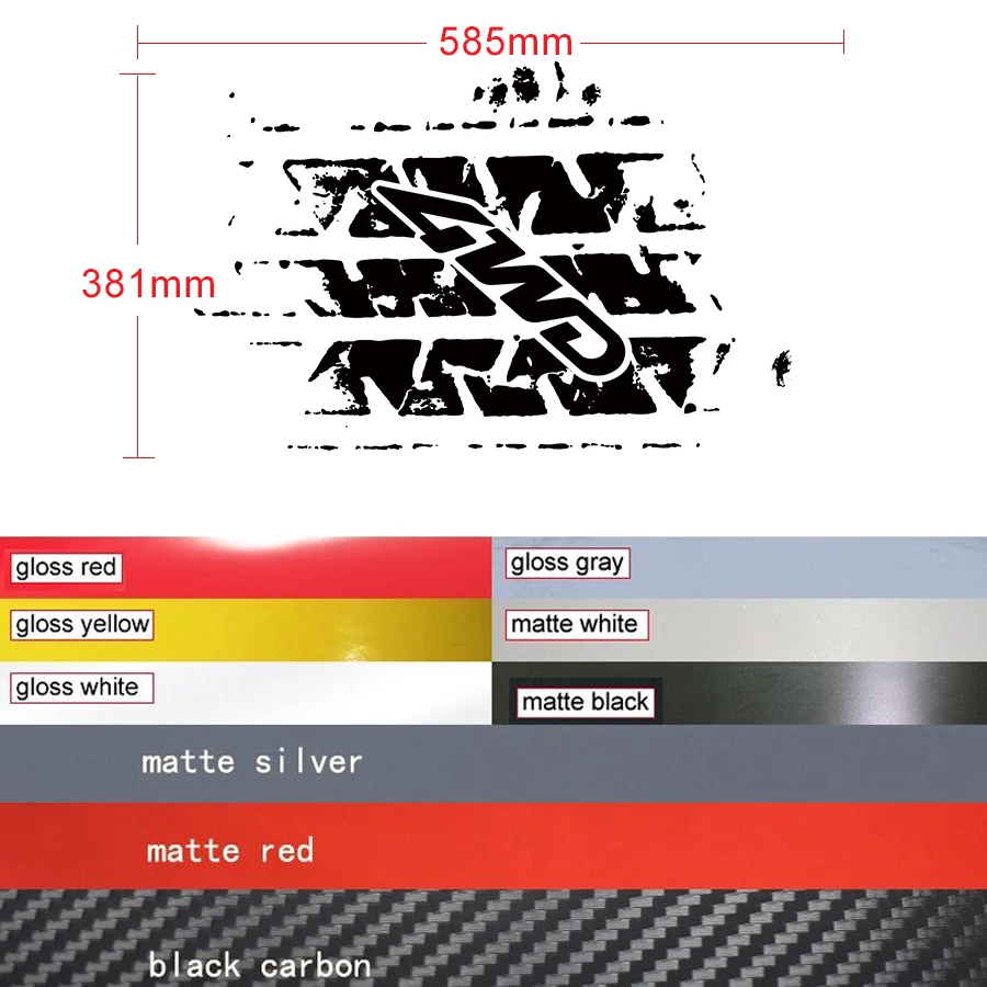 Автомобильные наклейки Бесплатная доставка внедорожные 4x4 dmax грязные шины 4wd