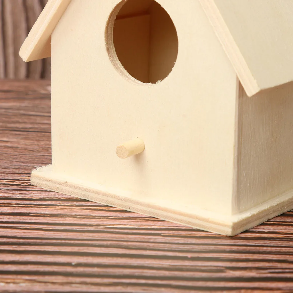Птичье гнездо коробка дерево DIY разведение на открытом воздухе крыше деревянный