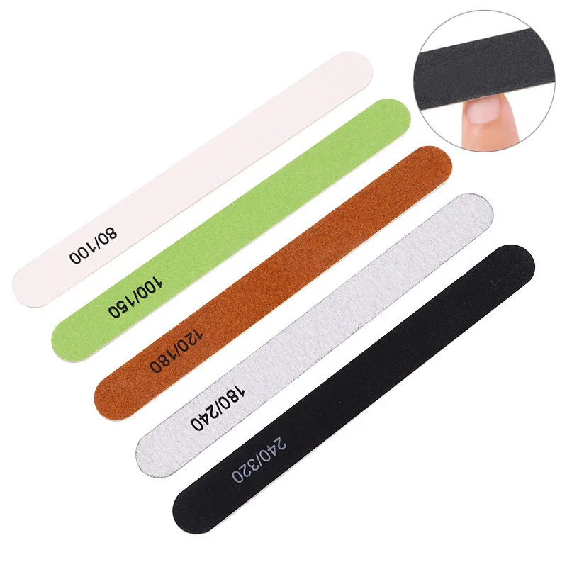 

Professional Nail Files Polisher Double Side Sanding Buffer Block For Gel Nails Pedicure Polishing Manicure Tools 5Pcs/Set