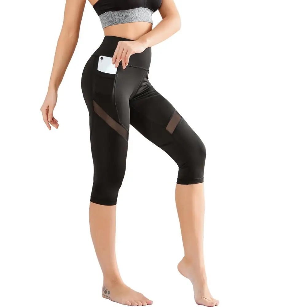 

High Waist Workout Shorts 2 Pocket Fitness Yoga Shorts Scrunch Butt Yoga Running Shorts Sport Women Gym Leggings Best Cheap