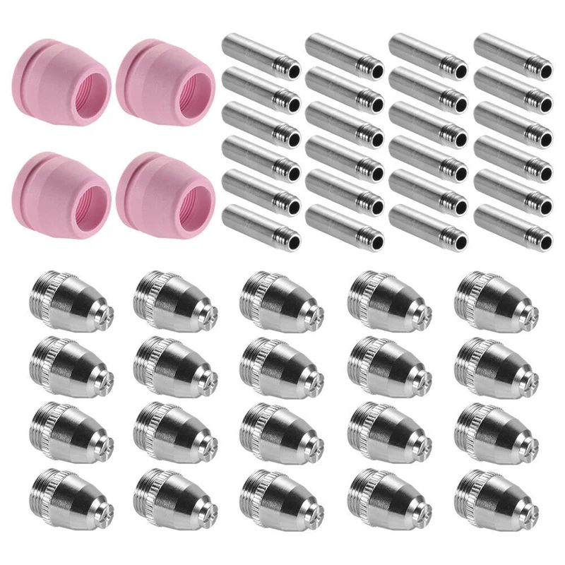 44 шт. плазменный резак фонарь наконечники аксессуары для электрода расходные