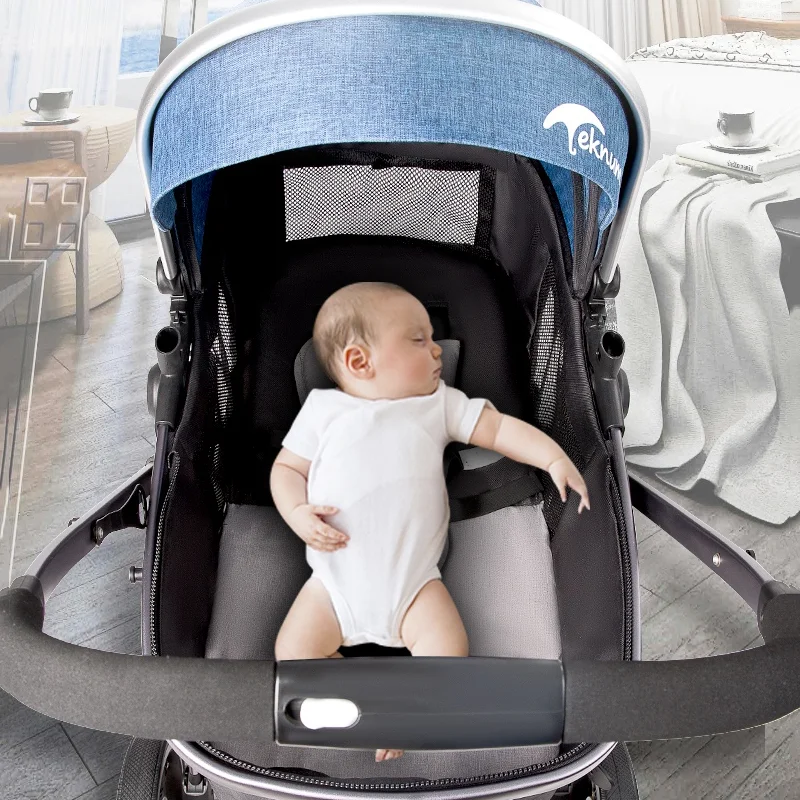 Тележка TEKNUM для малышей с высоким ландшафтом детская тележка сидения и лежа