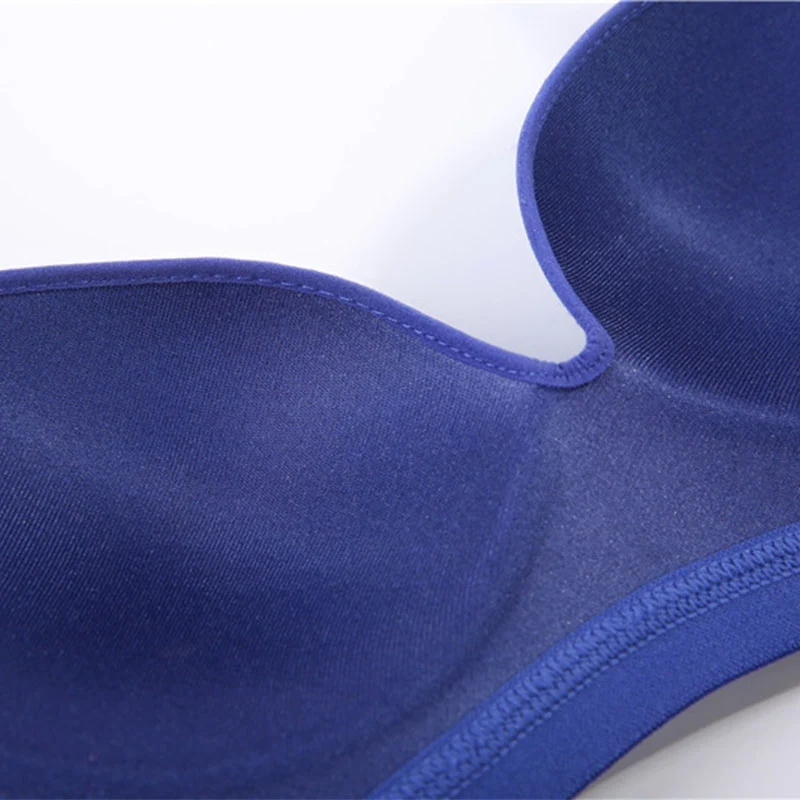 Модные клетчатые Бюстгальтеры без косточек для женщин бюстгальтер пуш-ап нижнее