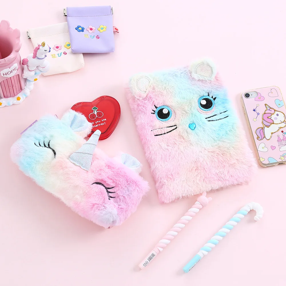 Плюшевый чехол карандаш с единорогом estojo escolar Kawaii trousse scolaire stylo пенал|Пеналы| |