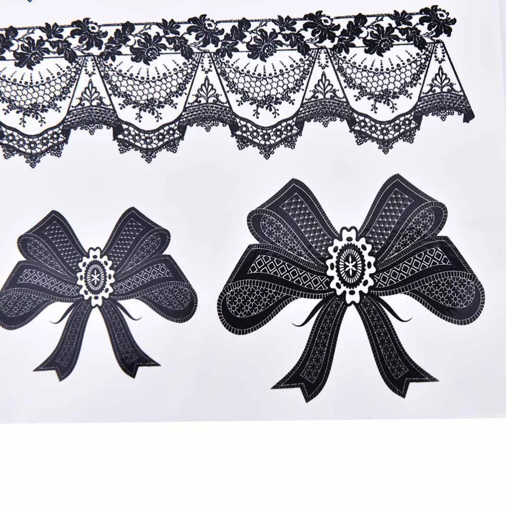 Мужская и женская рука нога татуировка бумага боди арт черные татуировки