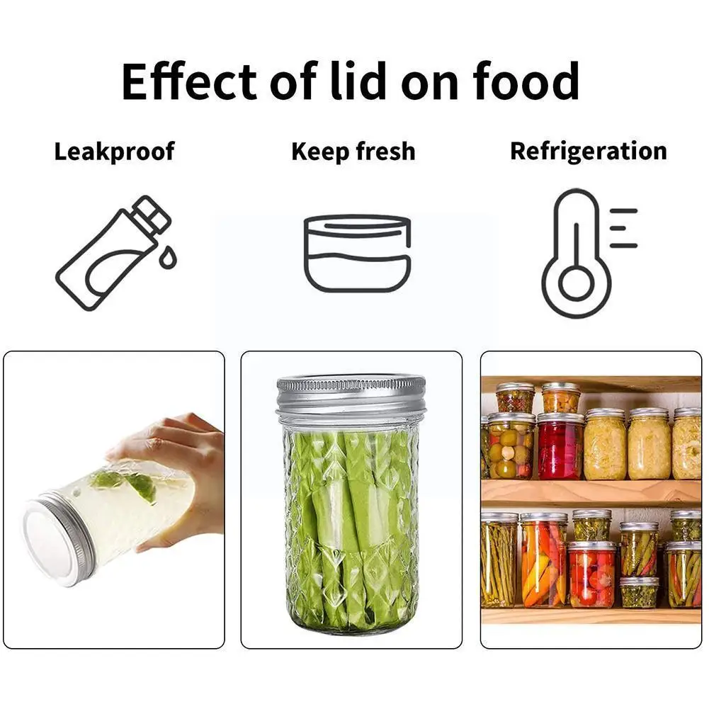 

5 шт., крышки для банок, 70/86 мм