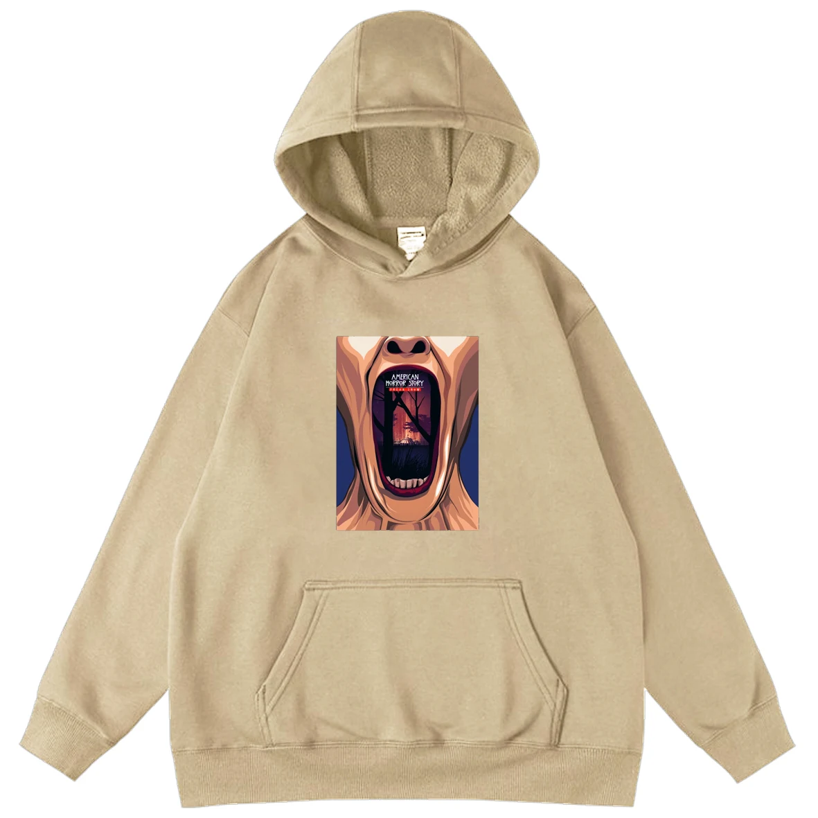 

American Horror Story Hoodie Sweatshirts Printing Pullover Cartoon Graphic Men's Sweatshirts Hip Hop Streetwear Hooded Unisex