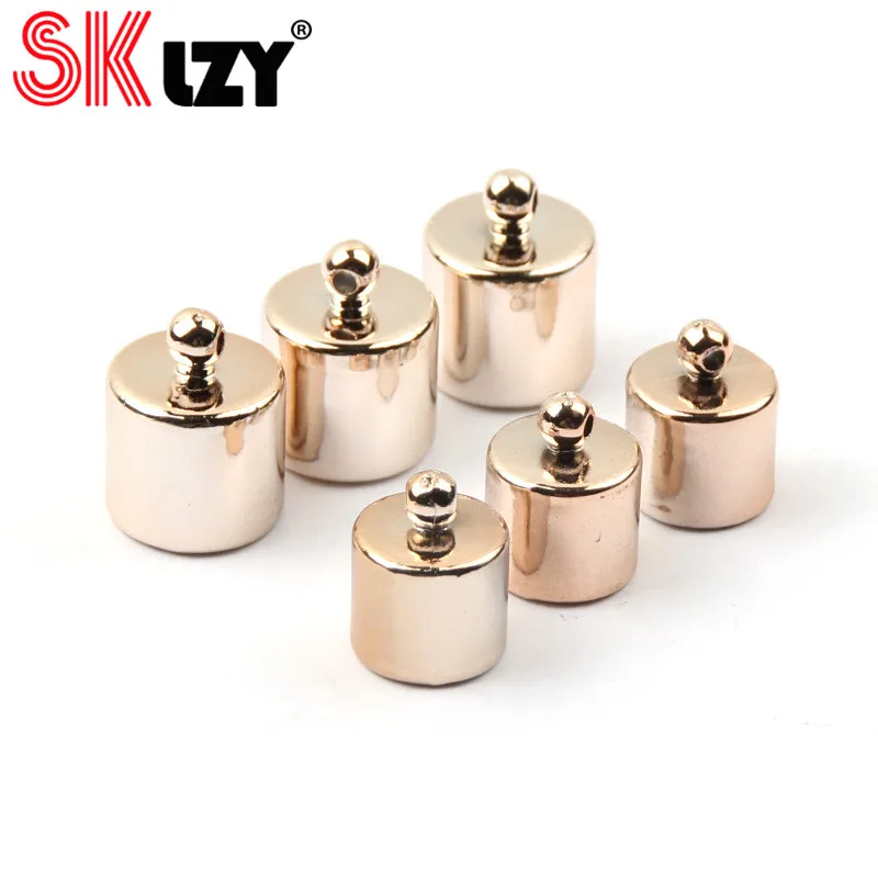 Концевая крышка 20 шт./лот подходящая для 10 12 мм бахромы кожевенный шнур ОБЖИМНАЯ