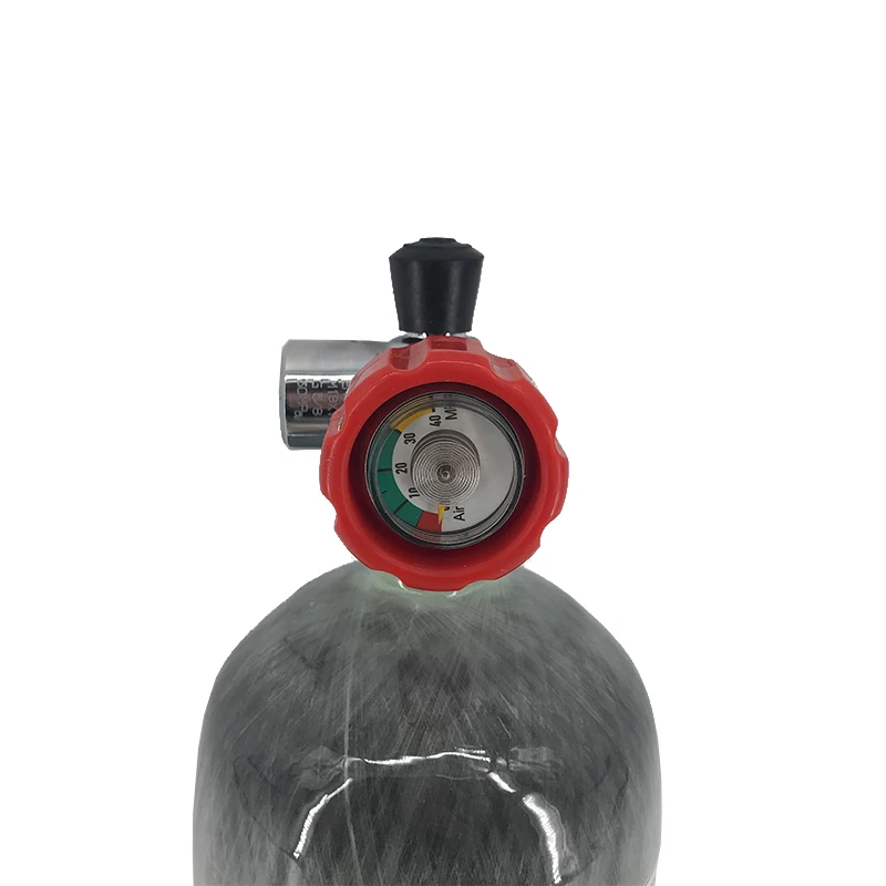 Kaufen AC5020921 Acecare 2L Mini Scuba Druck Tank Mit Manometer Ventil Carbon Faser Zylinder Condor Airforce Jagd Ziele Airsoft