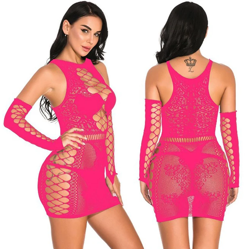 

Plus Size Sexy Lingerie Erotic Babydoll Underwear Women's Nightdress Sleepwear
