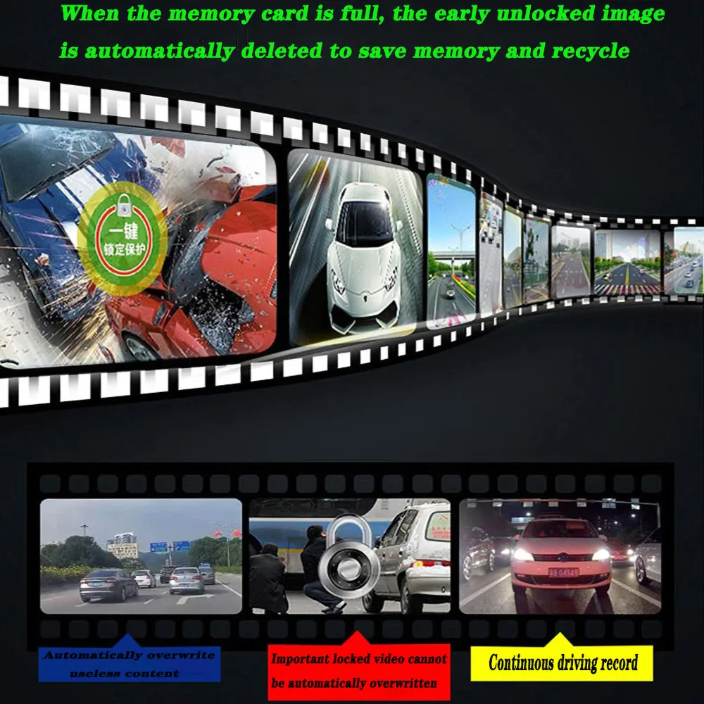 dashcam 1080p full hd wifi recoder camera mini hidden vehicle car dvr wireless mobile phone interconnection auto registrator free global shipping