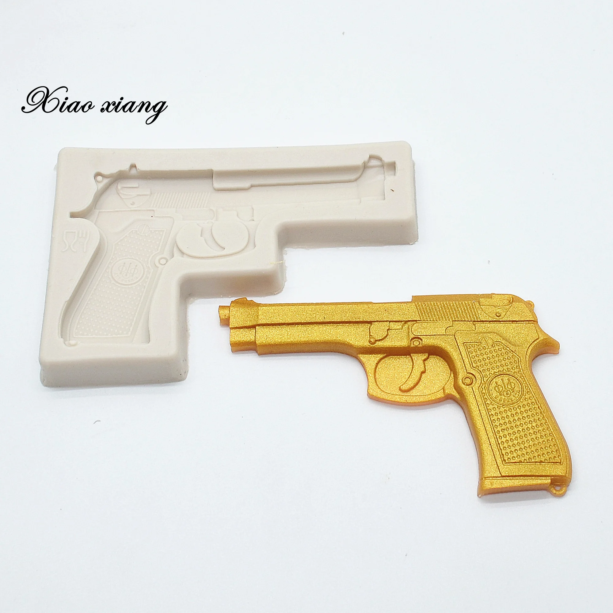 Силиконовые формы в виде пистолета для малышей на день рождения кексов топперов