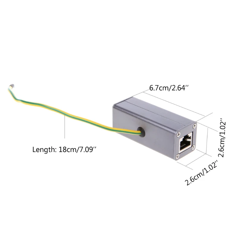 Сетевая карта Ethernet RJ45 устройство защиты от перенапряжения Thunder Lightning|Громоотвод| |