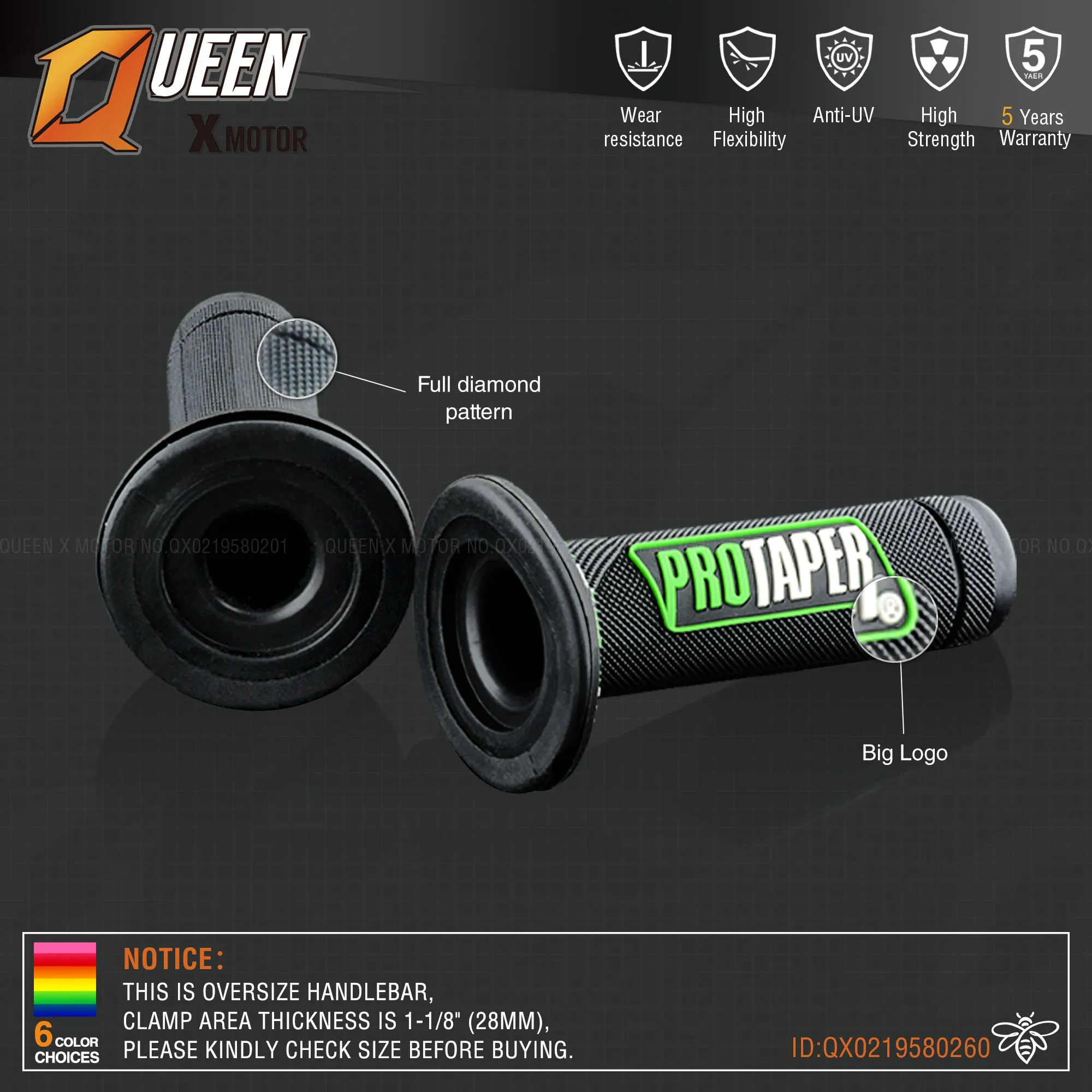 MX gel like для 7/8 &quotРуль светло голубые резиновые ручки мотоцикла supermoto питбайк dirt pit