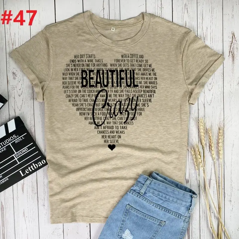 

Beautiful Crazy Fashion Women T-Shirt Cute Girl Love Tree Tee Shirt Tumblr Graphic T Shirt Female Tees Camisa Print T-shirts