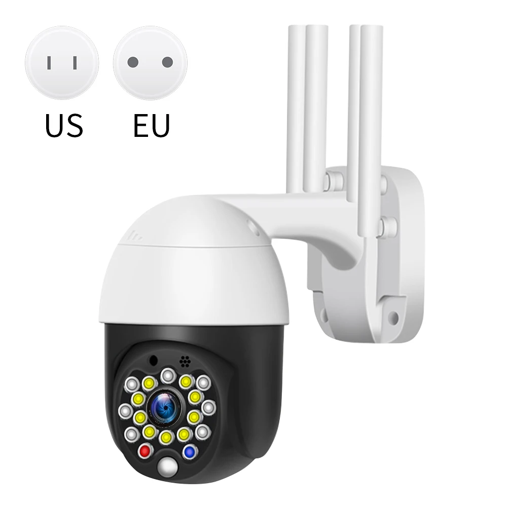 IP66 Wifi камера автоматическое отслеживание двухстороннее аудио 4 антенны