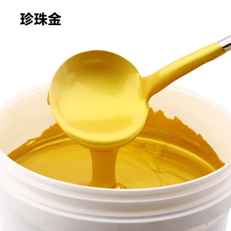 Золотая краска 100 г/350 г бронзовая на водной основе для дерева золотой статуи