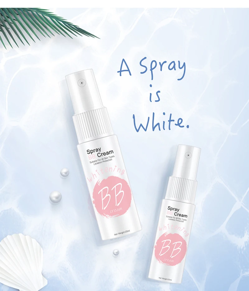 Спрей BB крем консилер Lazy Beauty косметика для отбеливания УВЛАЖНЯЮЩАЯ основа лица