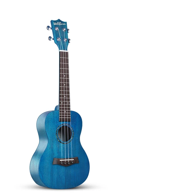 

Blue Hawaiian Ukulele Concert 4 Strings Mahogany Instrument Soprano 23inch Ukulele Travel Guitarra Stringed Instruments BD50UU