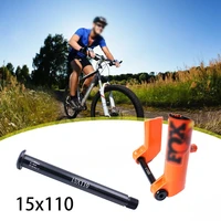 mtb bicycle fork barrel shaft 15 x 100mm front thru axle bike skewer for fox sc323436 series bicycle accessories