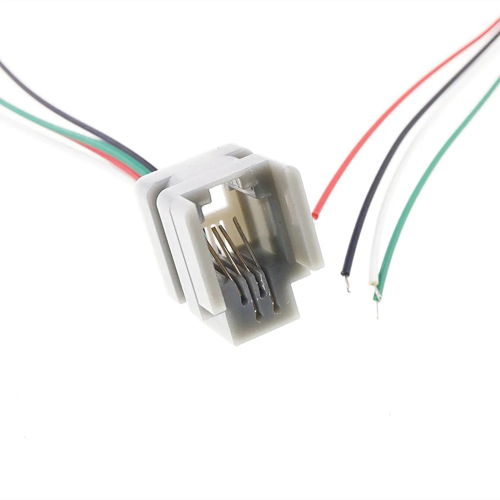2 шт. 616M-4P4C RJ11 RJ10 RJ09 модульный разъем 616 м 4P4C гнездо Женский обжимной провод 4 ядра