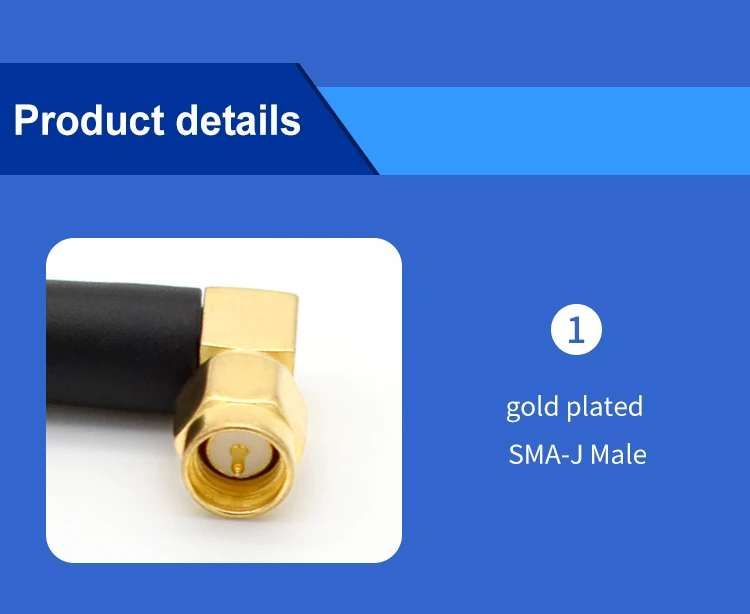 3dBi 2,4G антенна SMA Мужской и RP-SMA разъем wifi антенны для маршрутизатора