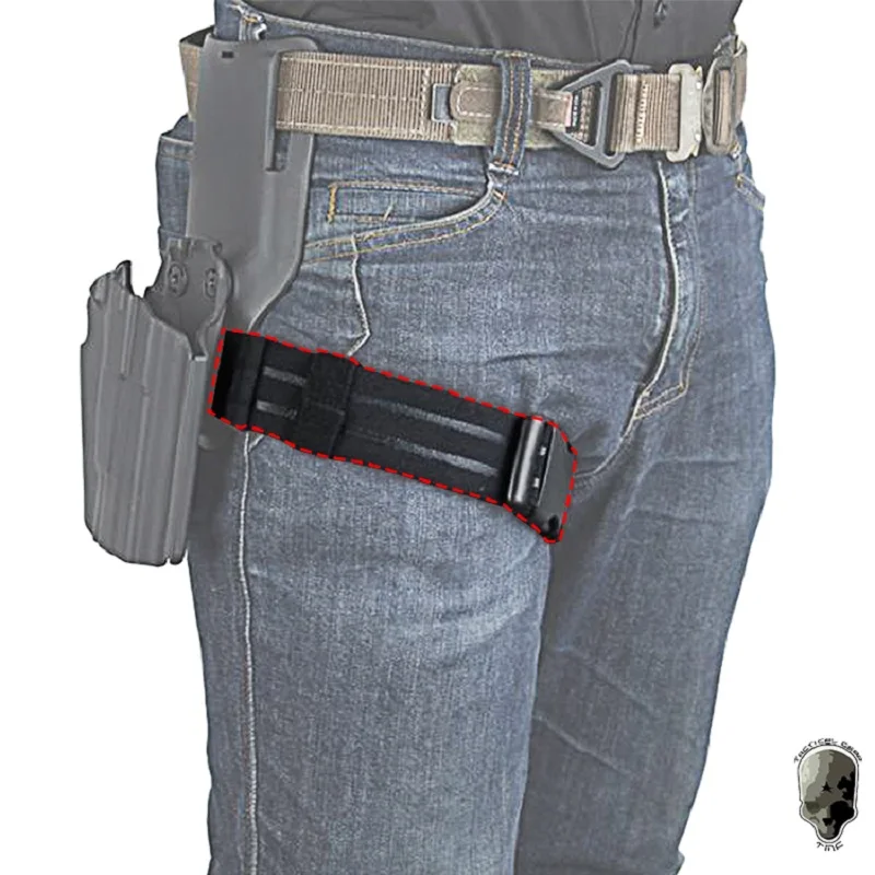 2955 _ эластичный ремешок для бедра кобура вешалка ног военный тактический