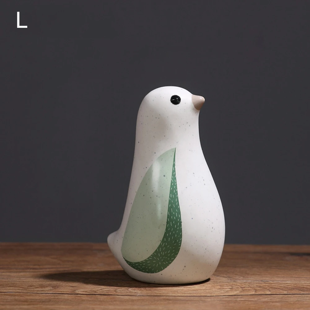 Скандинавские керамические статуи птицы Статуэтка Модель домашнего шкафа для