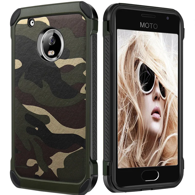shockproof cover for motorola moto z2 play z2 force e4 e5 play moto g4 g5 g6 g7 plus g3 army camo camouflage armor phone cases free global shipping
