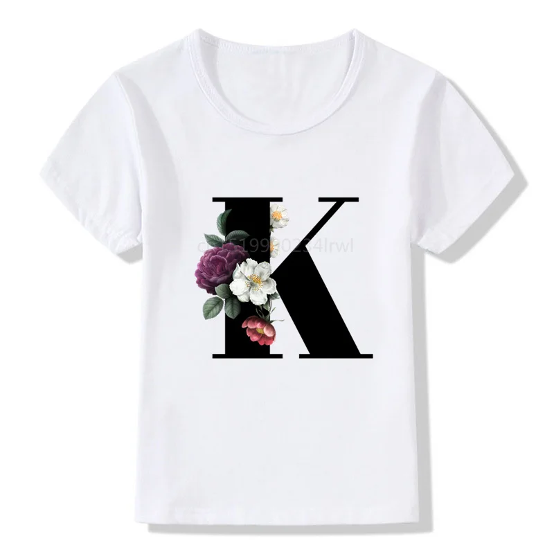 Летняя новая футболка унисекс модные футболки с алфавитом для девочек в стиле