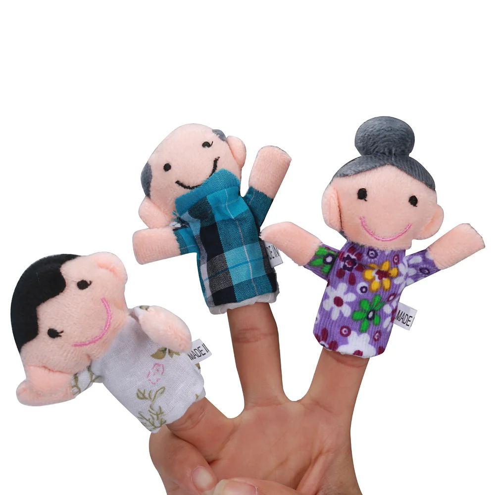 

6 Pcs Finger Even Storytelling Good Toys Hand Puppet For Baby's Gift For Kids Toys Doll Juguetes Zabawki New