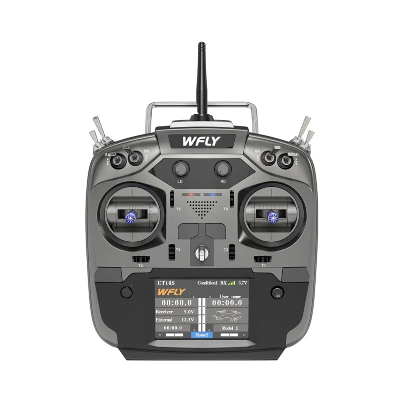 WFLY ET16 2.4G 16CH Многопротокольный передатчик TBS CRSF FrSky R9M для RC Drone Mode 2 Beyond