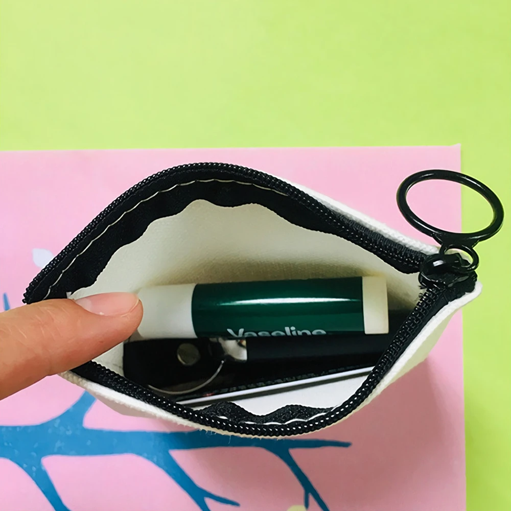 

Nurse Queen Girl 90s Ullzang Harajuku Ture Hero Coin Purse Illustration Key Case Simple Small Cloth Bag New Creative Coin Purse