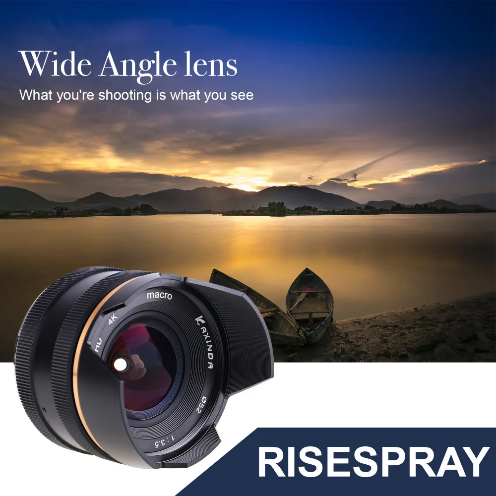 

14mm f/3.5 APS-C Manual Focus Prime Fixed Camera Lens for Sony E-Mount NEX3 3N 5 5T 5R camera KAXINDA