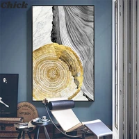 black ink annual ring abstract art canvas poster nordic wall painting print minimalist decoration picture living room home decor