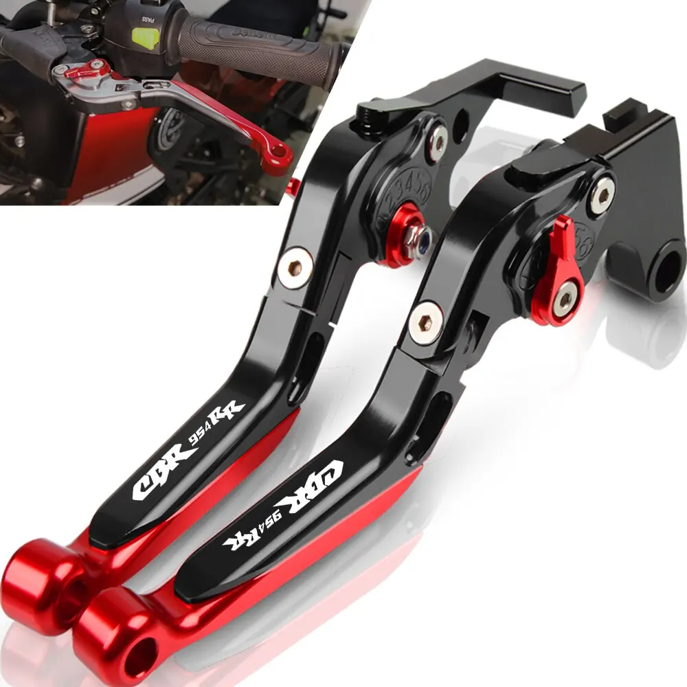 

For HONDA CBR954RR CBR 954RR CBR954 RR 2002 2003 Motorcycle Accessories Adjustable Extendable Foldable Brake Clutch Levers