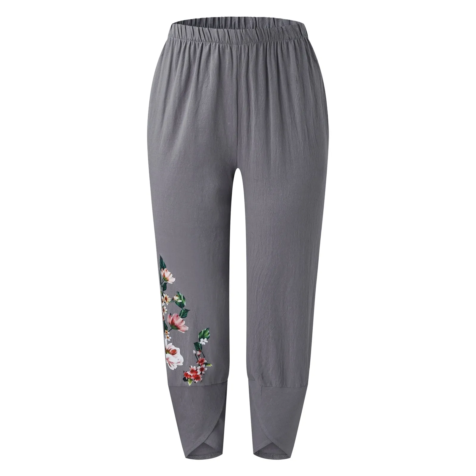 

Women's Printed Trousers 2021 Kaftan Harem Pants Spring Casual Elastic High Waist Long Pantalon Palazzo Plus Size Turnip