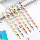 1 шт., креативная шариковая ручка Lytwtw, деловые металлические офисные аксессуары, вращающиеся ручки, школьные канцелярские принадлежности для офиса