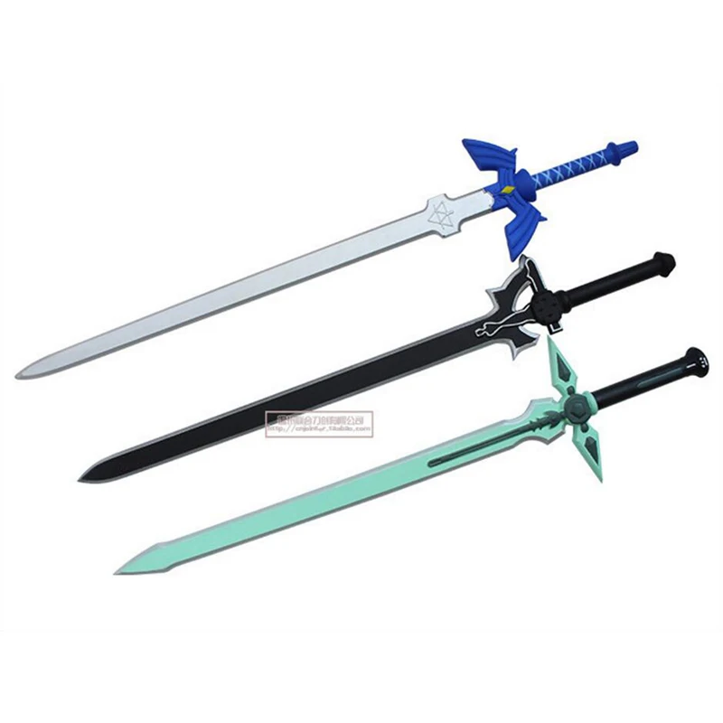 1:1 Cosplay Prop kılıç 80cm Sword Art Online SAO skysword Kirigaya Kazuto Elucidator/koyu Repulser PU köpük modeli oyuncak