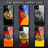 armenia albania russia flag emblem phone case rubber for iphone 12 11 pro max xs 8 7 6 6s plus x 5s se 2020 xr 12 mini case